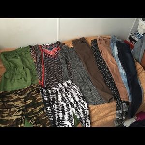 Juniors; rompers,shorts,shirts, jackets